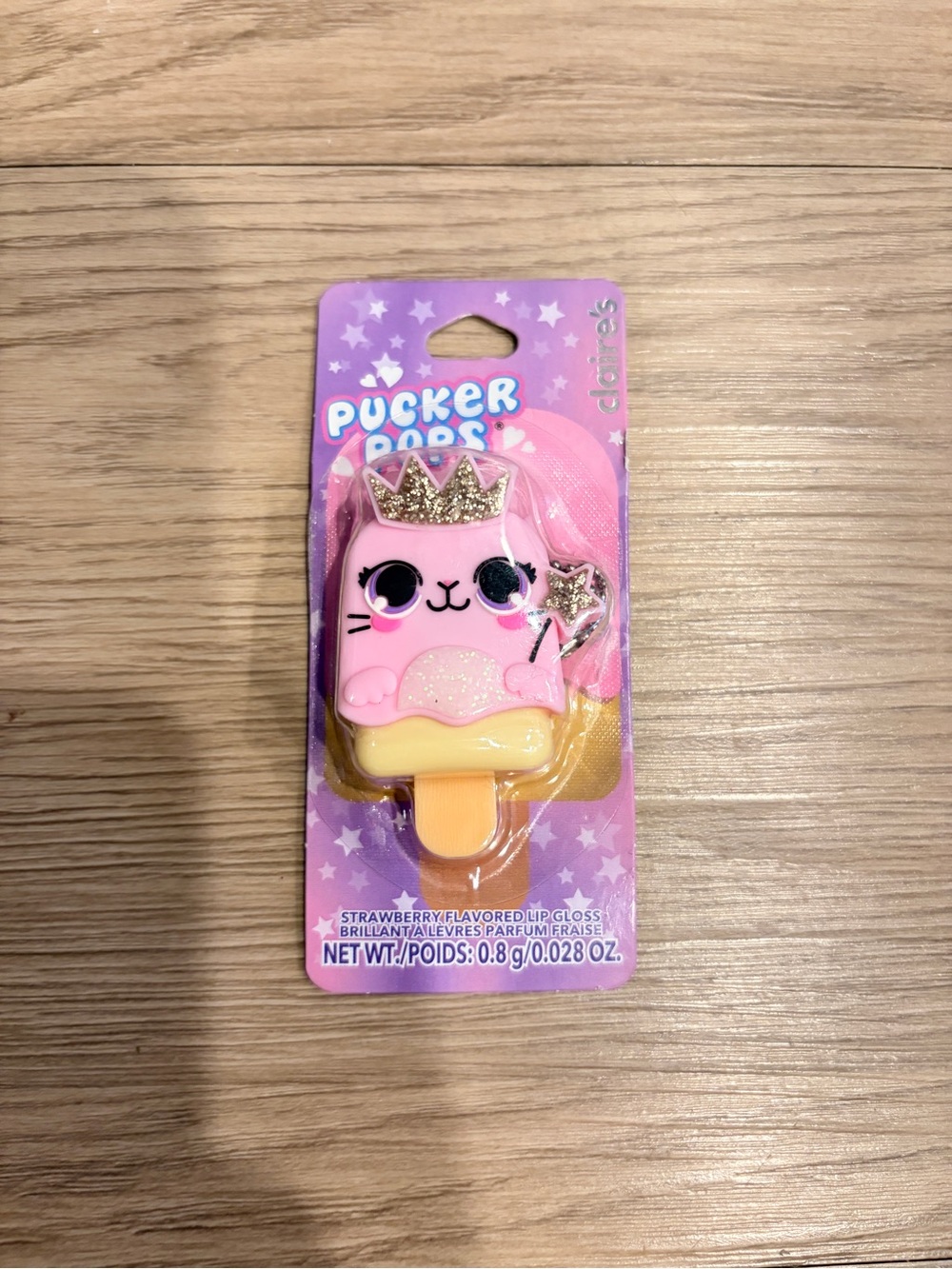 Claire’s Pucker Pops Strawberry Lip Gloss